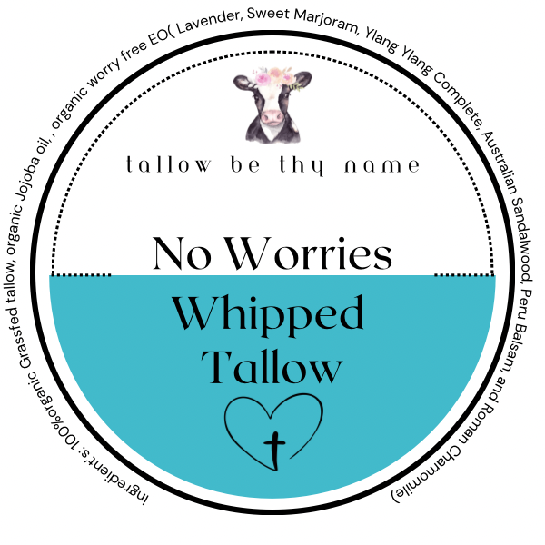 No Worries Whipped Tallow 4oz
