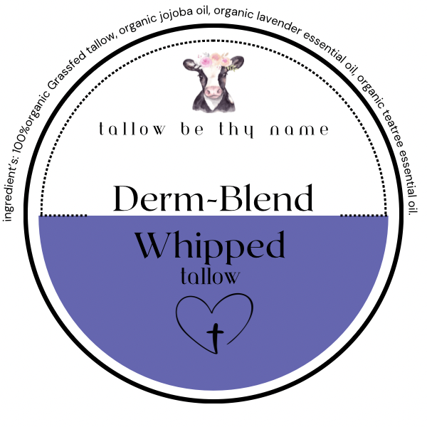 Derm Blend Whipped tallow 4oz